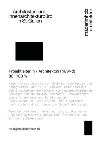 Stellenausschreibung August 2025